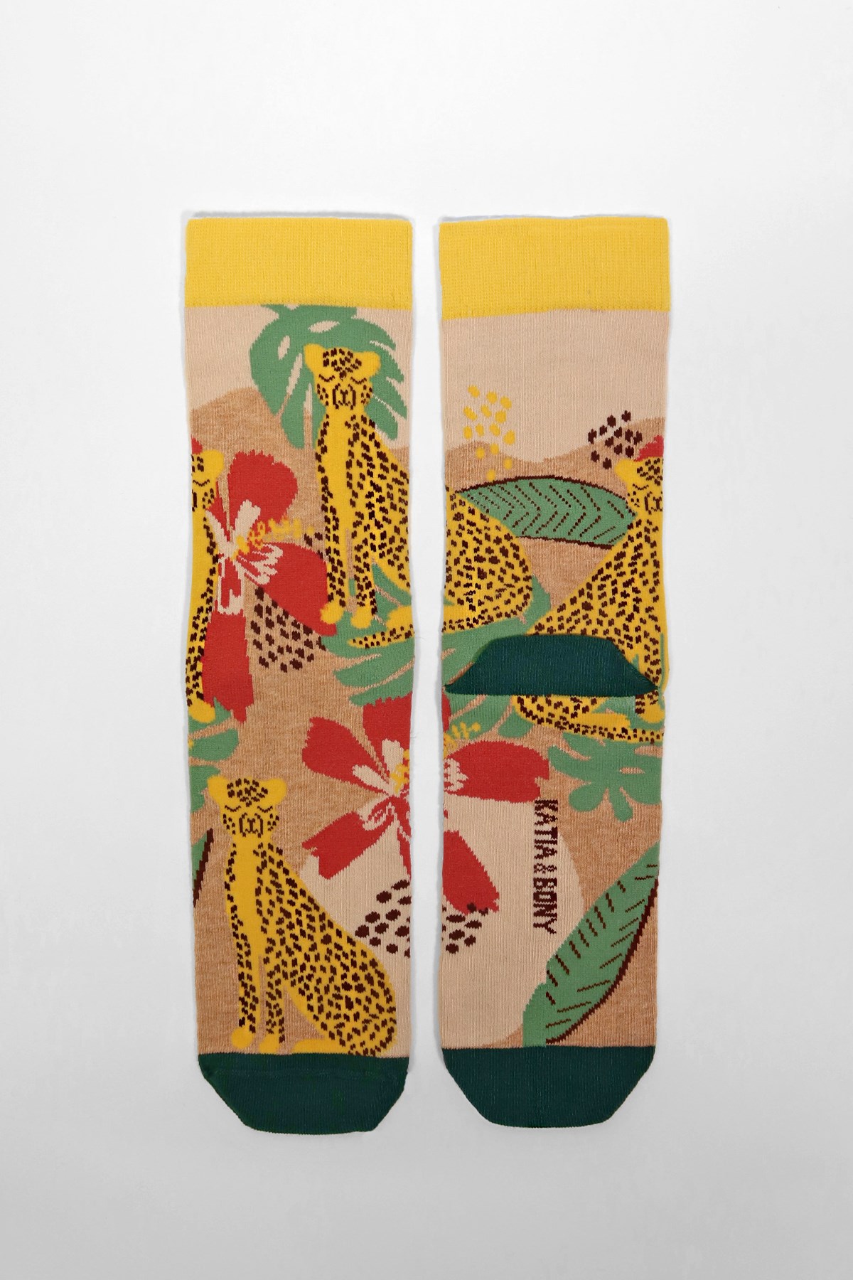 Cheetah Unisex Art Soket Çorap Desenli