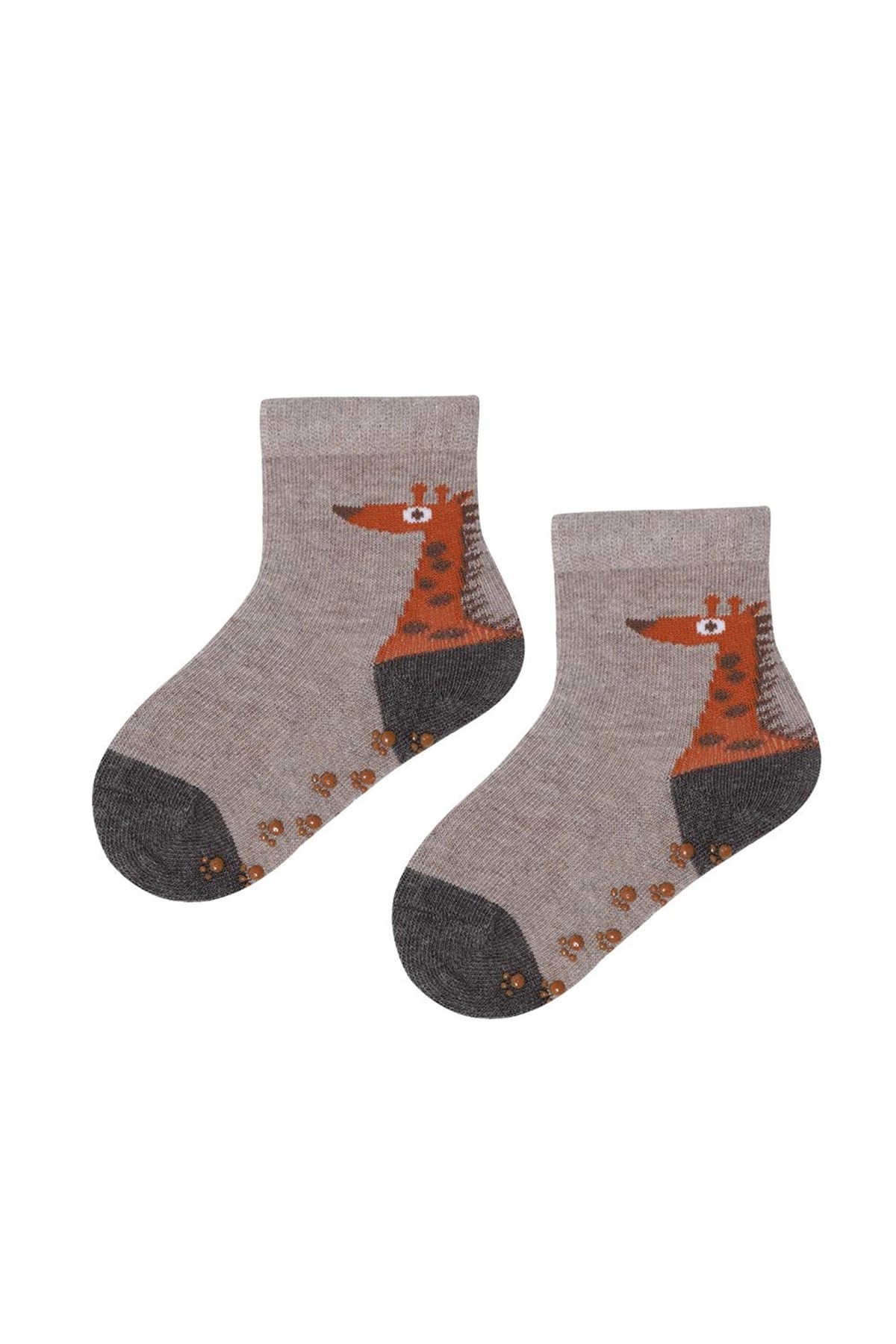 Giraffe Bebek Soket Çorap 2li MAVİ/Bej