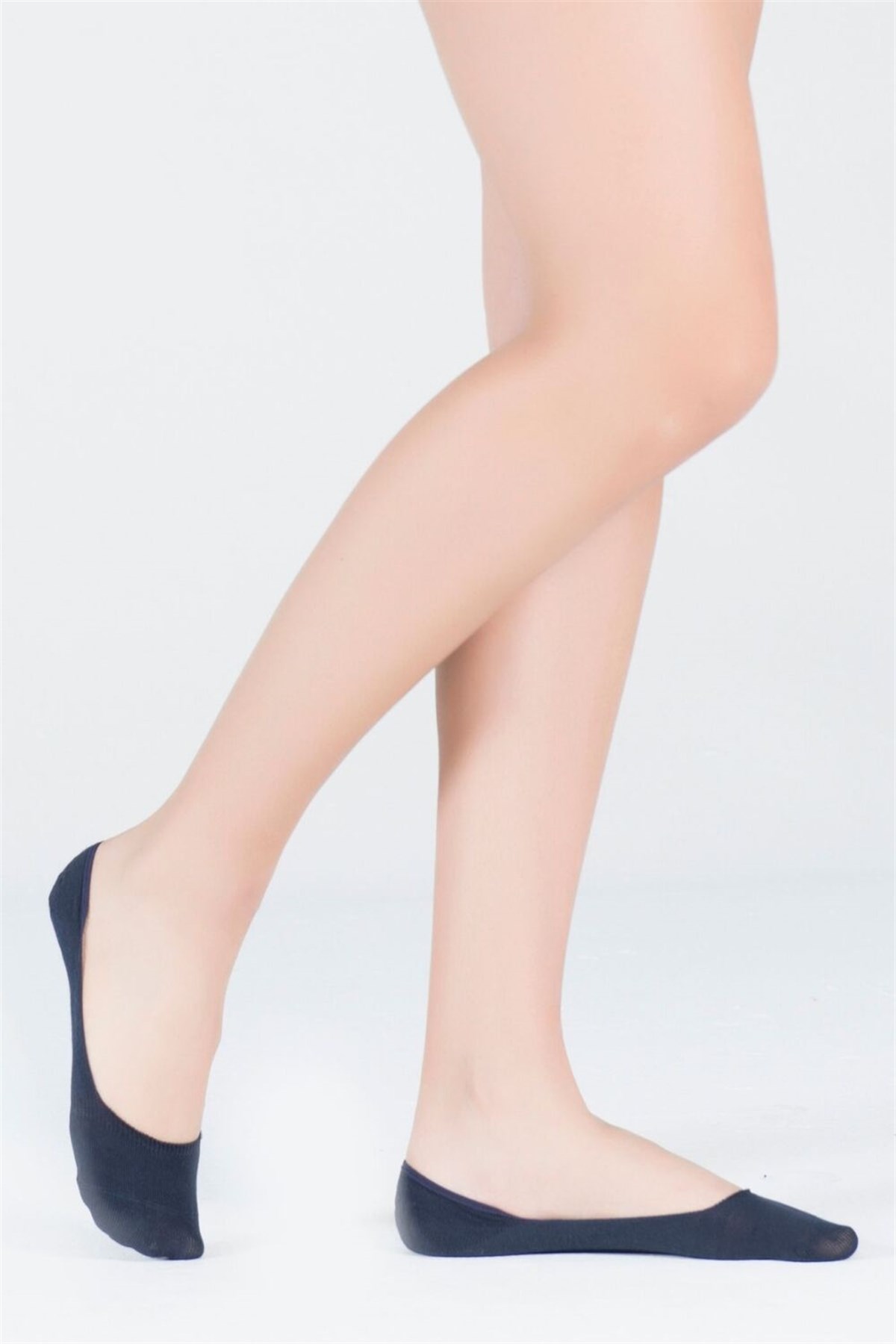 Kadın Basic Görünmez Çorap Lacivert
