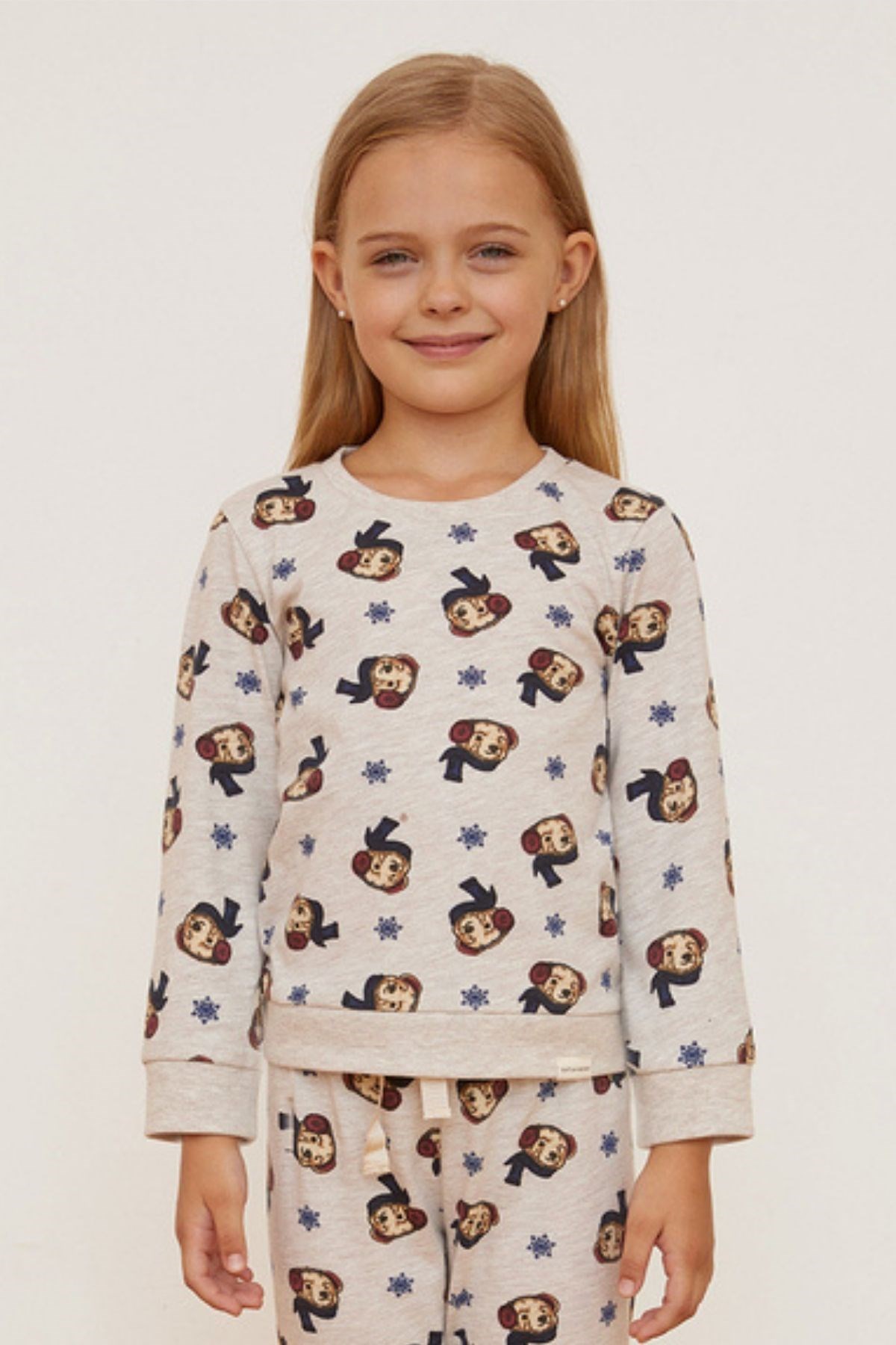 Retro Prep Kız Çocuk Pijama Takımı-